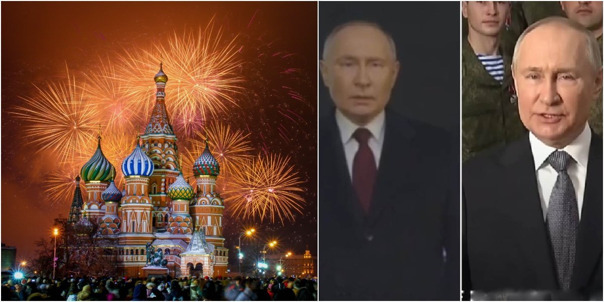 (VIDEO) Šta ovo znači?! Putin šokirao svet velikom promenom! Jedan detalj u novogodišnjim obraćanjima 2023. i 2024. svima je zapao za oko!