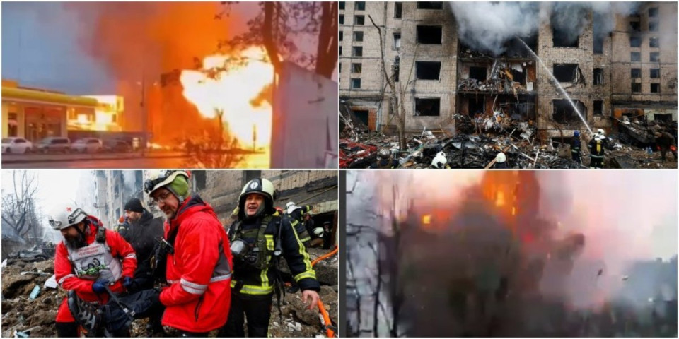 Uništenje! Masovni ruski udar! Kijev i Harkov u plamenu, ima mrtvih i povređenih! (FOTO, VIDEO)