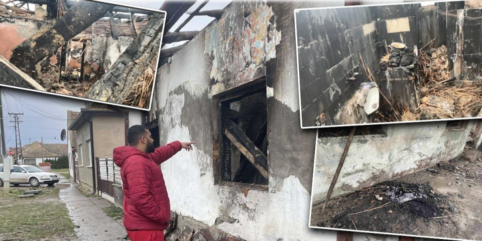 Ivica je bio u kupatilu u kom se krov srušio: Detalji požara u Novom Bečeju