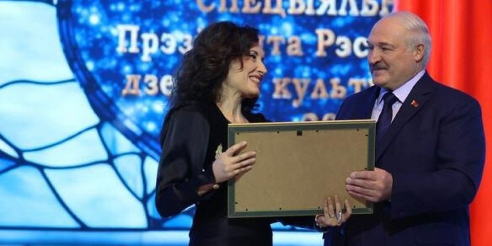 Lukašenko uručio specijalnu nagradu Ivani Žigon: Predsednik Belorusije odao počast srpskoj glumici (FOTO)