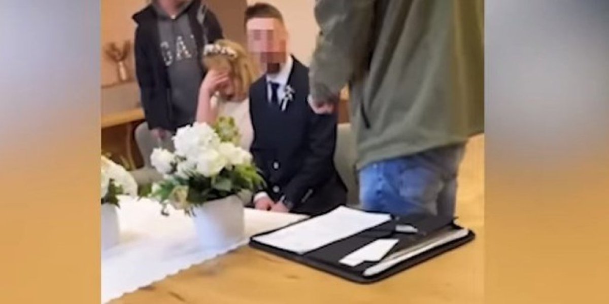 Haos na venčanju! Upala policija, uhapsila mladoženju - mlada počela da se hvata za glavu (VIDEO)