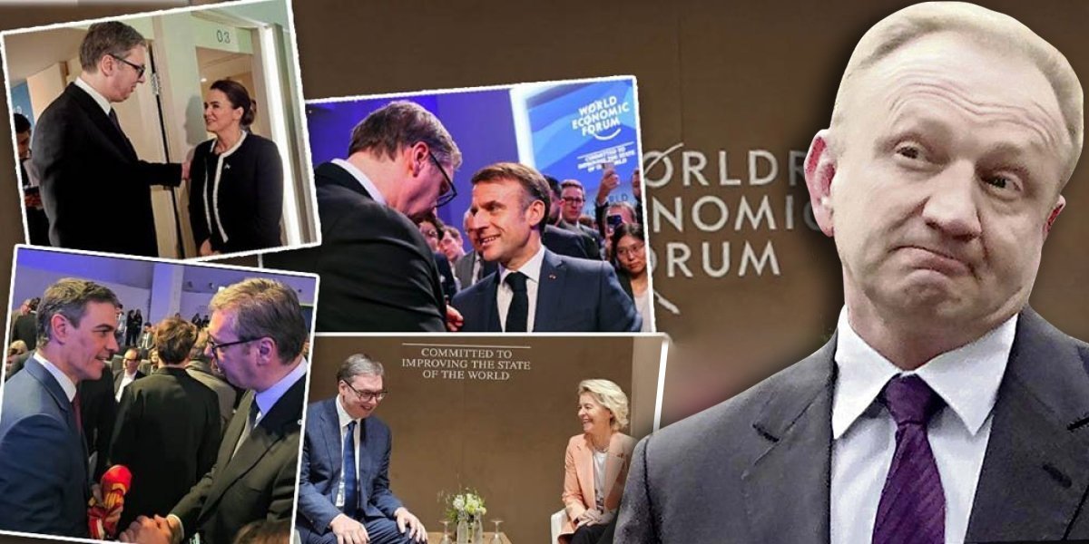 Đilasov mašinski mozak se zabrojao! Raspričao se o Vučićevim sastancima u Davosu, a ne gleda u svoje dvorište! (VIDEO)