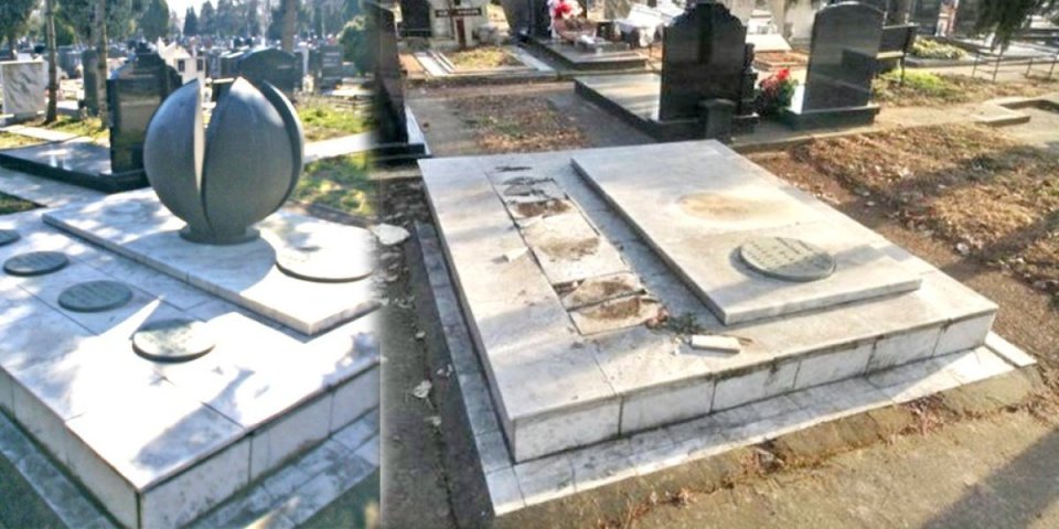 Oskrnavljena grobnica nastradalih pilota "Aviogenexa"! Bahati lopovi ukrali bronzani spomenik koji je pod zaštitom države
