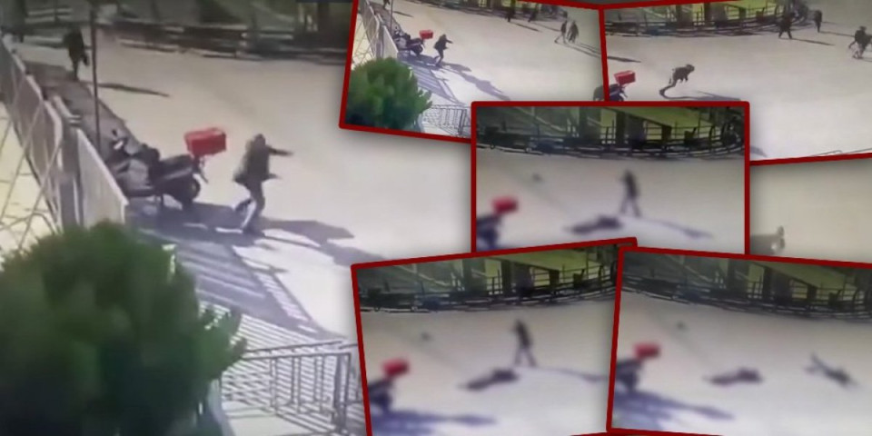 (VIDEO) Prvi snimci brutalnog napada u Istanbulu! Muškarac i žena otvorili vatru ispred zgrade suda!