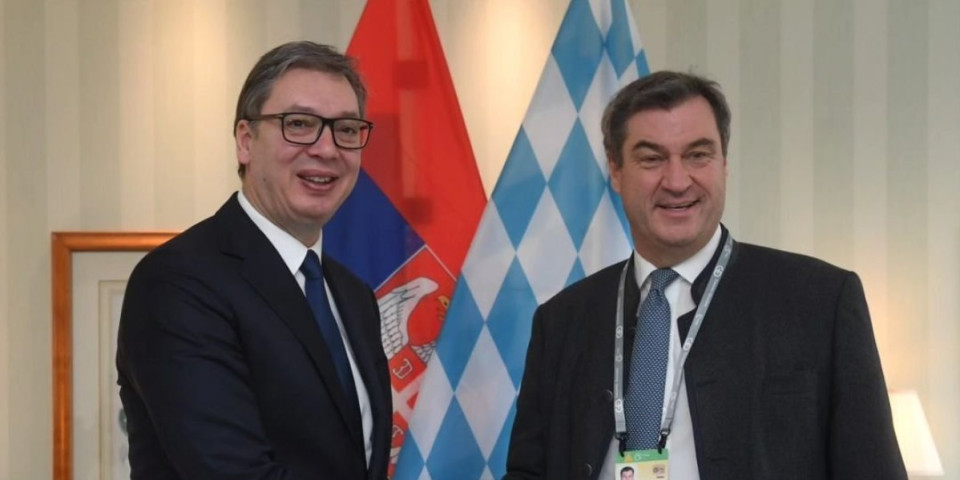 Vučić se sastao sa predsednikom Vlade Bavarske Markusom Zederom!