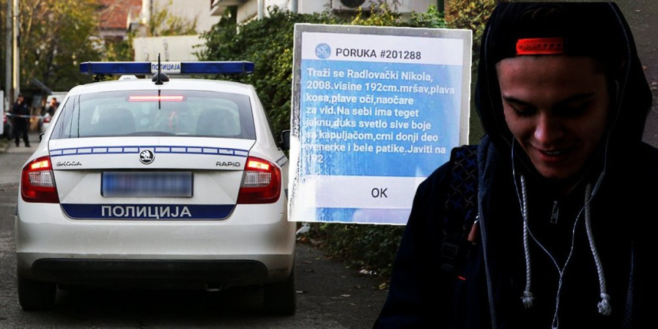 Nestao šesnaestogodišnji Nikola Radlovački: Ako ga prepoznate, obavezno obavestite policiju!