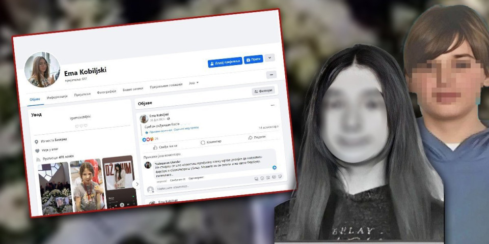 BIZARNO! Nepoznata osoba napravila FB profil pod imenom ubijene Eme, pa Kosti monstrumu čestitala rođendan (FOTO)