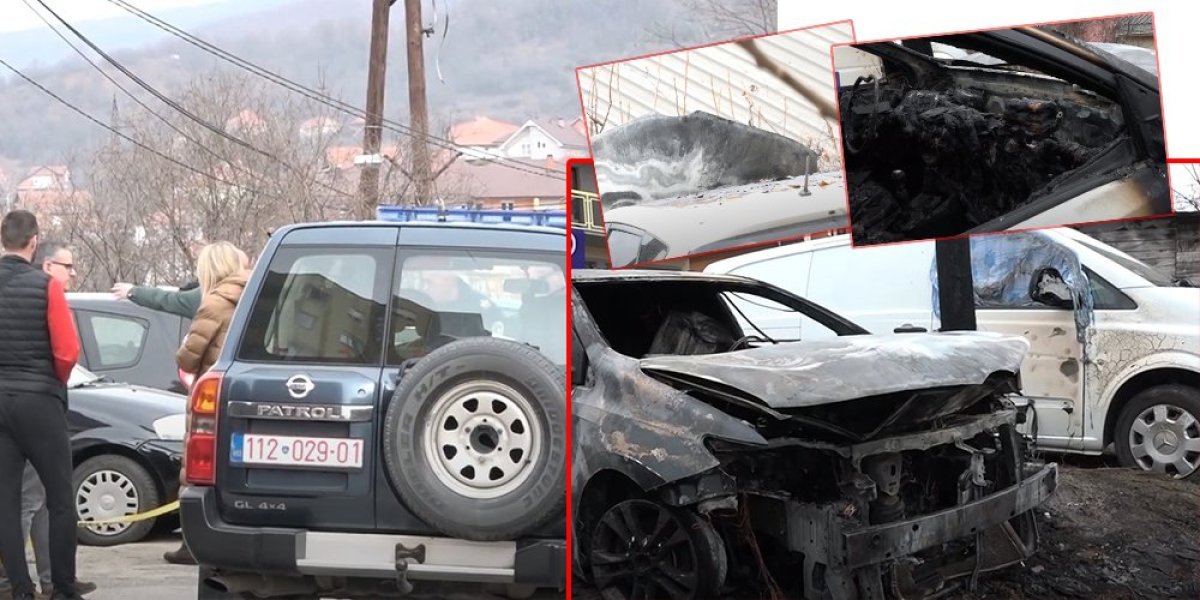 Novi napad na Srbe u Leposaviću! Zapaljen automobil načelnici opštinske uprave u srpskom sistemu (VIDEO)