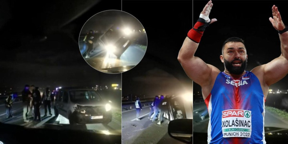"Ne nose svi heroji plašt"! Ovako je Asmir Kolašinac pomogao vozaču nakon saobraćajne nezgode (VIDEO)