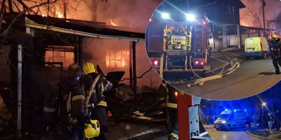 Drama u Novom Pazaru, muškarac povređen: Svi gasili požar koji se velikom brzinom širio
