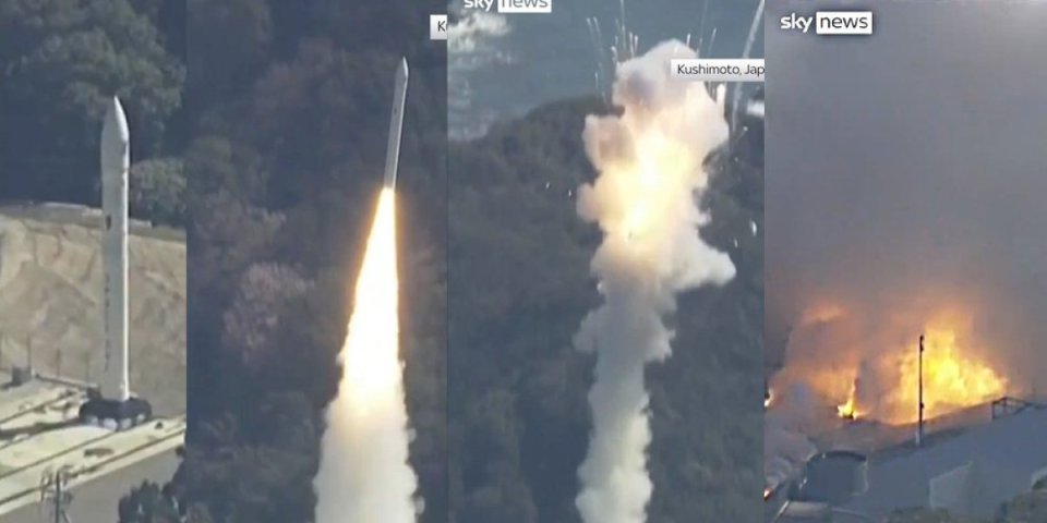 Eksplodirala raketa koja je nosila japanski špijunski satelit! Sve otišlo u paramparčad (VIDEO)