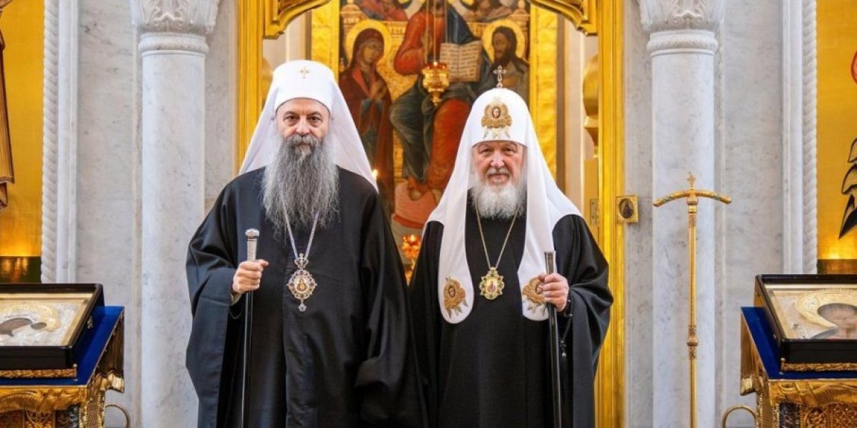 (VIDEO) Bratska saradnja naroda iste vere: Patrijarh Porfirije u Moskvi sa patrijarhom Kirilom