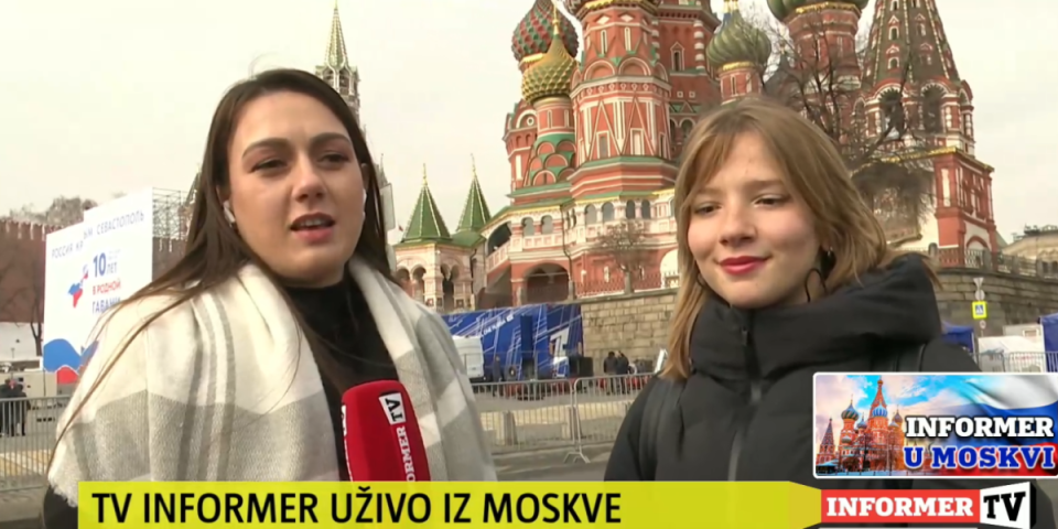 Ekskluzivno sa Crvenog trga! Ruska studentkinja izašla pred kamere Informera: Moskva je grad mogućnosti, želim da dođem u Srbiju!