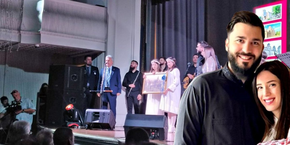 Kolektivna katarza na koncertu Danice Crnogorčević u Ruskom domu! Etno-umetnica i njen suprug dobili poklone sa posebnom simbolikom (VIDEO)