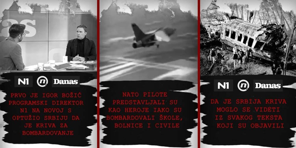Totalno ludilo! Pogledajte kako su Đilasovi i Šolakovi mediji obeležili 25. godišnjicu bombardovanja Srbije (VIDEO)