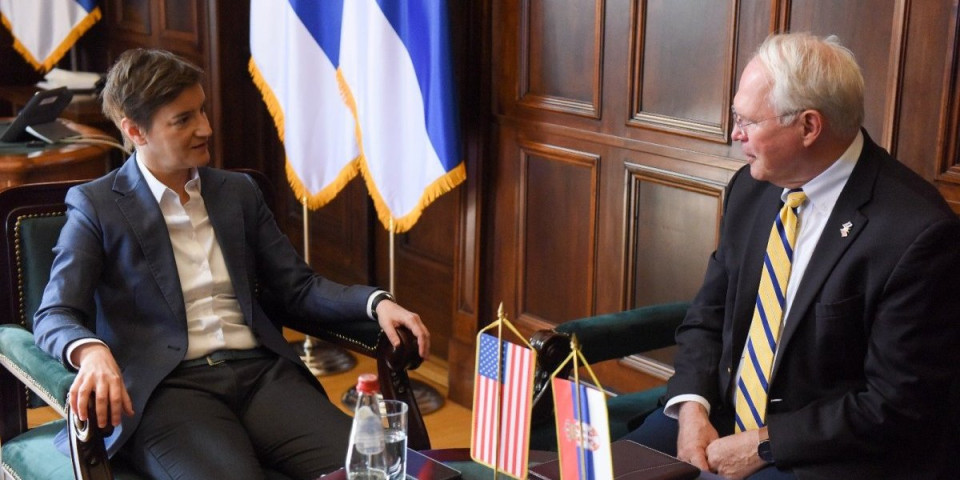 Ana Brnabić se sastala sa ambasadorom SAD: Uvereni u nastavak dobrog odnosa i saradnje!