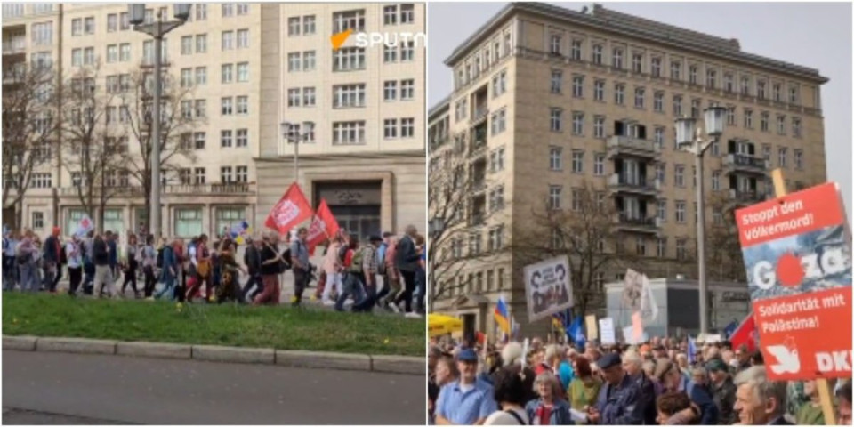 Berlin na nogama, hiljade na protestu, traže mirovne pregovore o Ukrajini! (VIDEO)