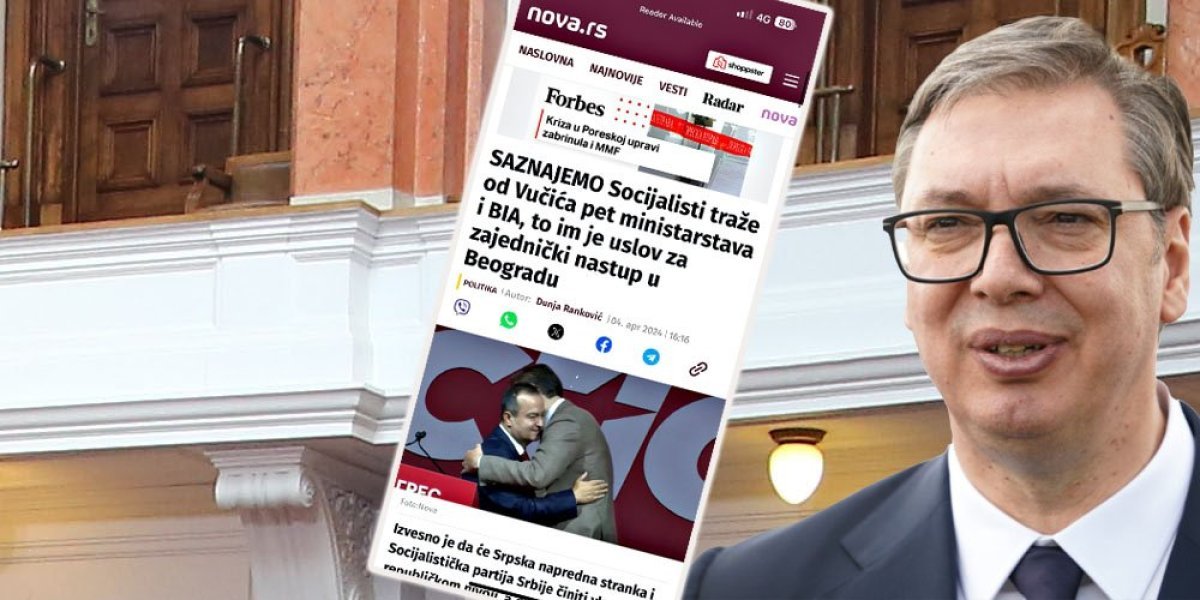 Socijalisti preko Đilasovih medija ucenjuju Vučića! Traže 5 ministarstava i BIA