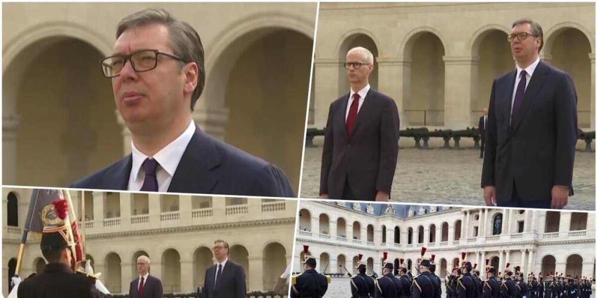 Trenutak za pamćenje! Predsednik Vučić u srcu Pariza pevao našu himnu (VIDEO)