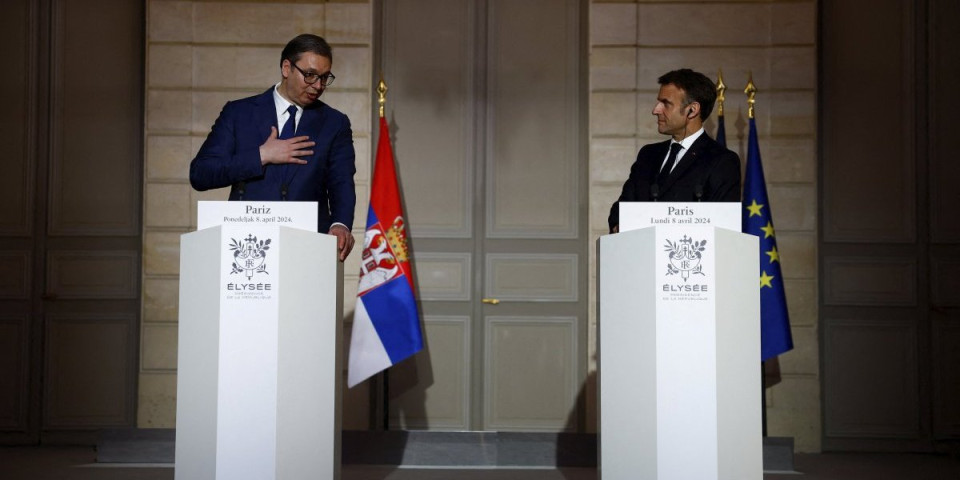 Makron sa Vučićem u Parizu: Srbija ne sme da sumnja u evropsku budućnost!
