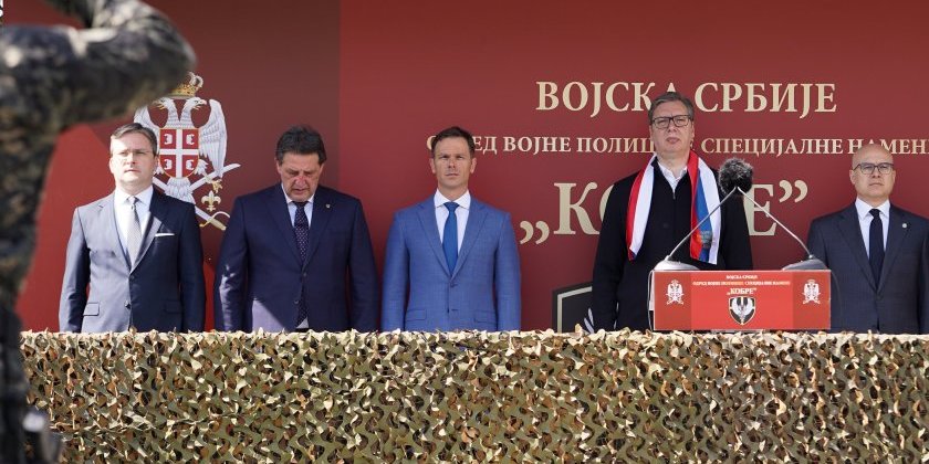 Vučić na svečanosti povodom dana "Kobri": Borićemo se svim političkim sredstvima da sačuvamo obraz Srbije! (VIDEO)