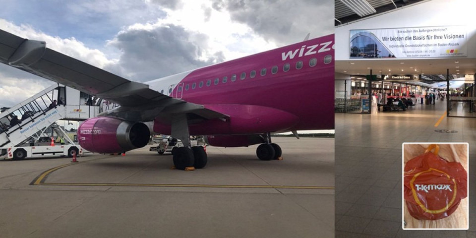 Znaju da deru kožu putnicima, a ne znaju da daju objašnjenje za kašnjenje leta: "Wizz Air" naplaćuje za  kesu kao da je kofer!