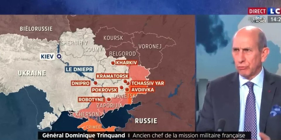 (VIDEO) Zapad u neverici! Francuski general uživo na TV izneo istinu o Ukrajini! "Samo uporedite ovo..."