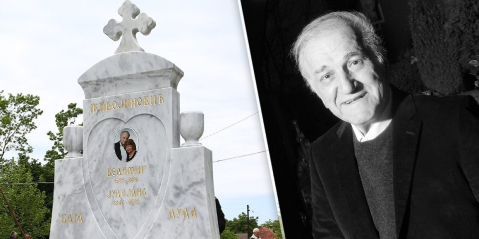 Bata Živojinović od danas počiva u Koraćici! Posmrtni ostaci slavnog glumca premešteni pored njegove supuge Lule