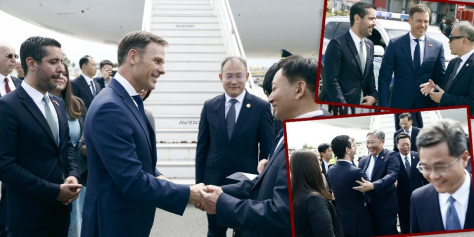 (FOTO) SRBIJA ČEKA SIJA! Kinezi se okupili na aerodromu kako bi pozdravili predsednika (VIDEO)