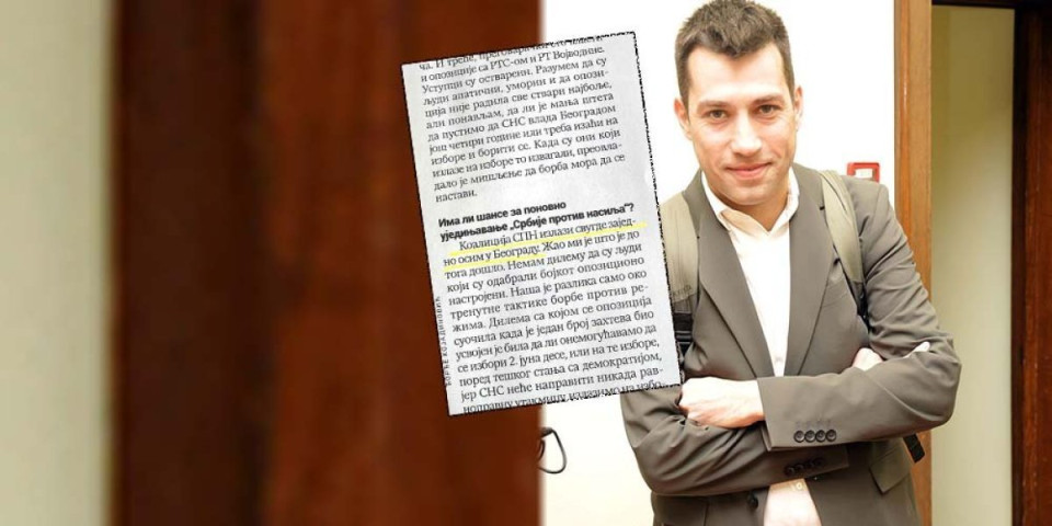 Dobrica Veselinović priznao: Bojkot ne postoji, izlazimo na izbore zajedno svuda osim u Beogradu