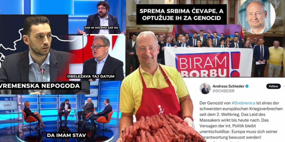 Austrijski licemer: Sprema Srbima ćevape, a optužuje ih za genocid! Ali, u Srbiji ima i onih koji misle isto što i Šider i raduju se njegovoj ropskoj porciji roštilja!