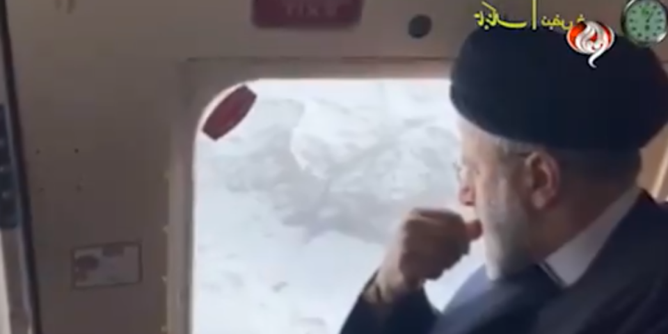 (VIDEO) Poslednji snimak iranskog predsednika! Evo šta je radio nekoliko trenutaka pre pada helikoptera!