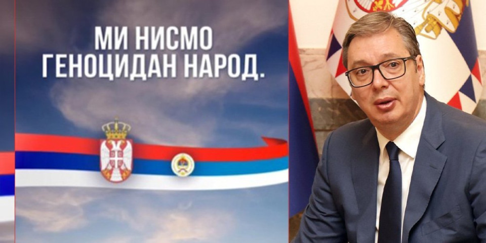 Moćna poruka predsednika Vučića! Mi nismo genocidan narod. Pamtimo... Ponosna Srbija i Srpska! (VIDEO)