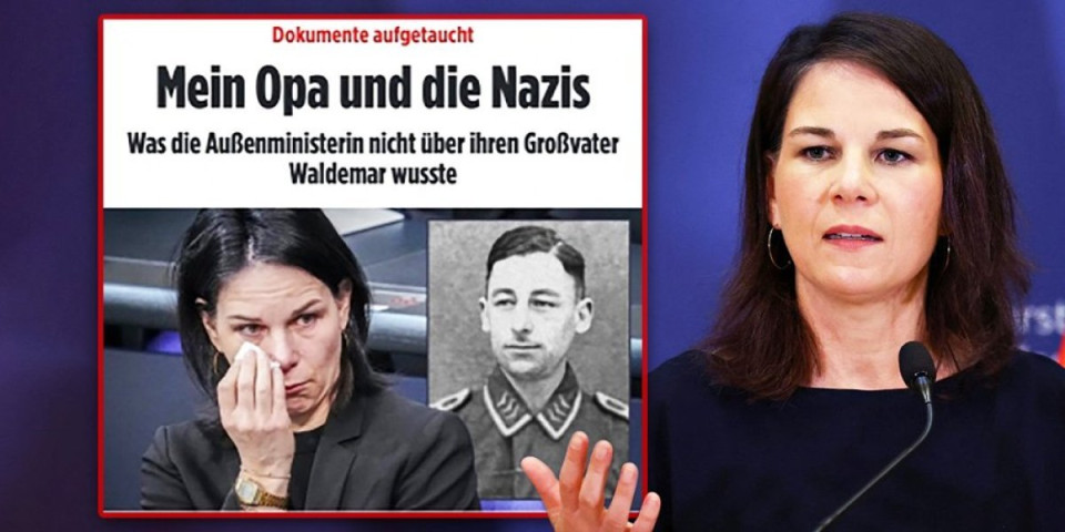 Deda joj bio pristalica nacista, a ona bi da žigoše ceo srpski narod! Otkriće o porodici Analeni Berbok izazvalo skandal u Nemačkoj!