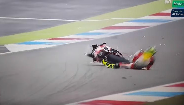(VIDEO) JEZIVO! Užasan pad, udario ga sopstveni motor!