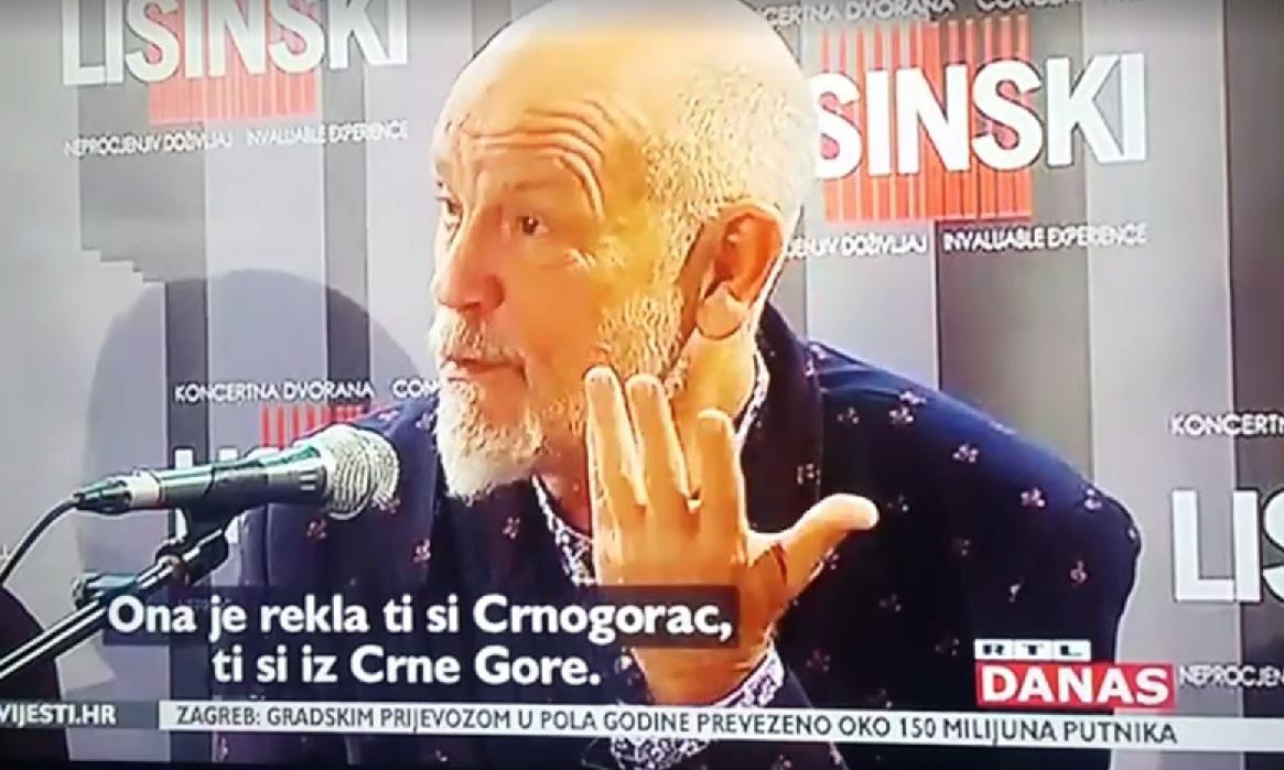 (VIDEO) OJHA! Džon Malkovič otkrio poreklo: Nisam HRVAT, nego CRNOGORAC!