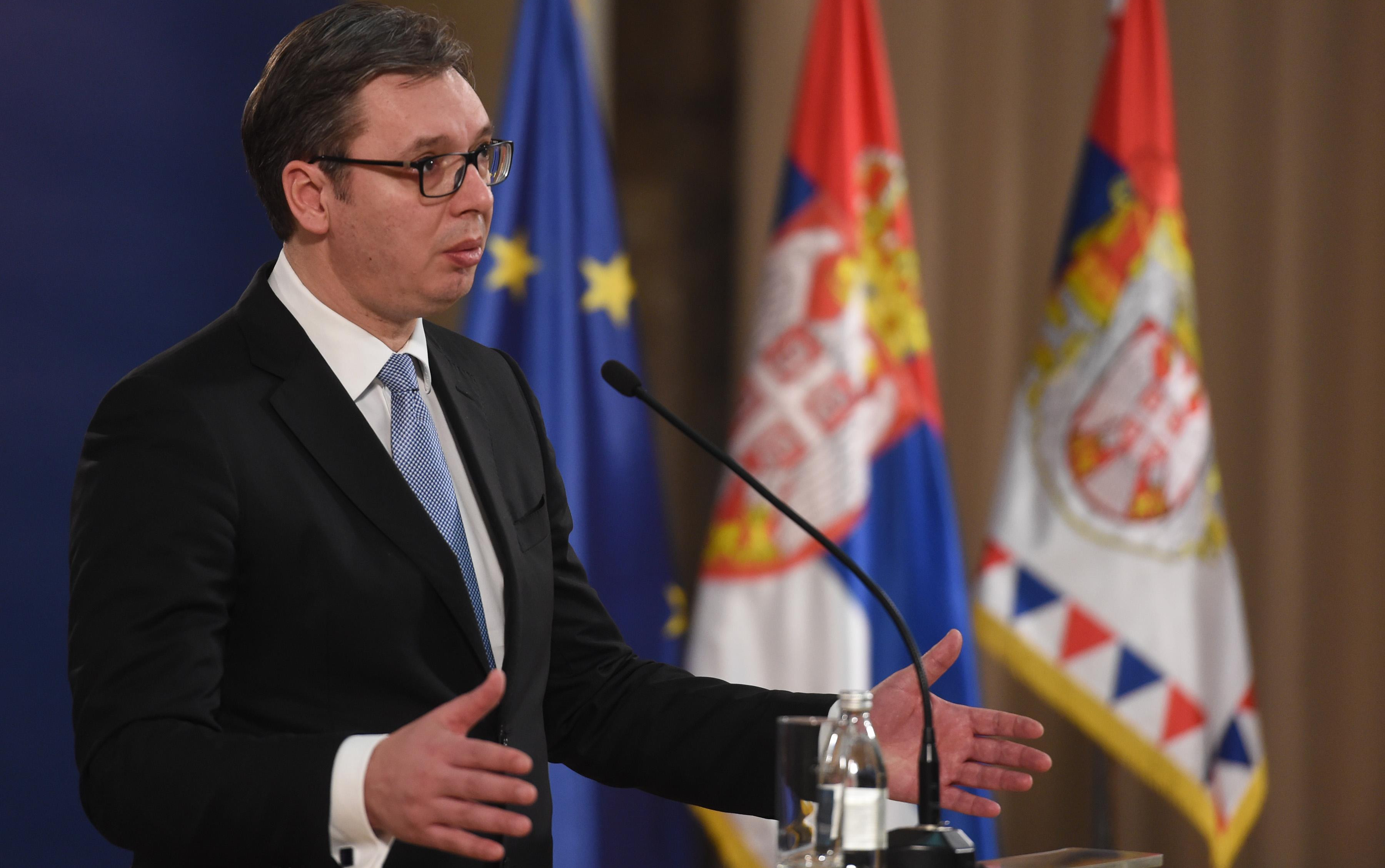 Vučić sutra sa američkim senatorima Marfijem i Pitersom