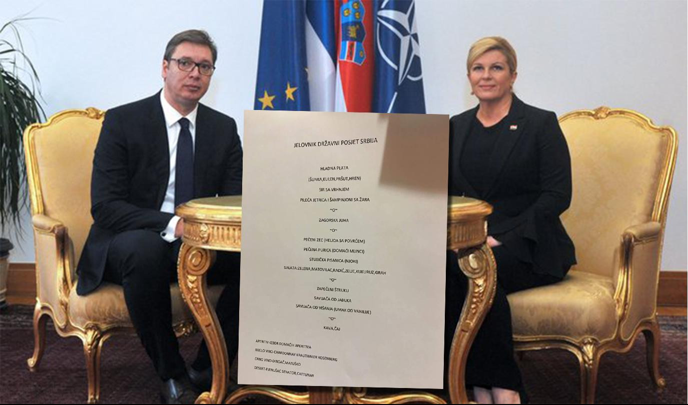 (FOTO) OTKRIVAMO! Evo šta će biti na meniju svečane večere KOLINDE GRABAR-KITAROVIĆ I ALEKSANDRA VUČIĆA!