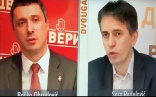 (VIDEO) TI SI EVROPEJAC, A TI SI NASILNIK! Evo šta su Boško Obradović i Saša Radulović govorili jedan o drugom dok se nisu "zavoleli"!