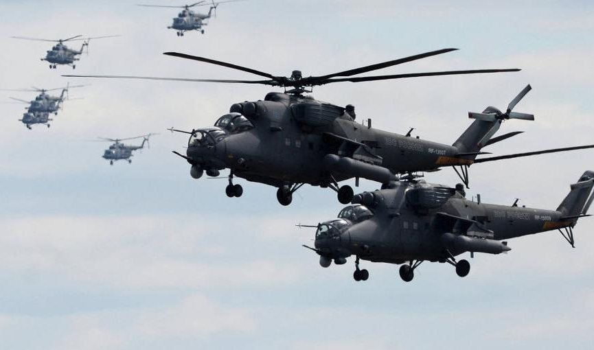 "ĐAVOLJE KOČIJE" STIGLE U SRBIJU! Dva helikoptera Mi-35 sletela su na aerodrom Batajnica!