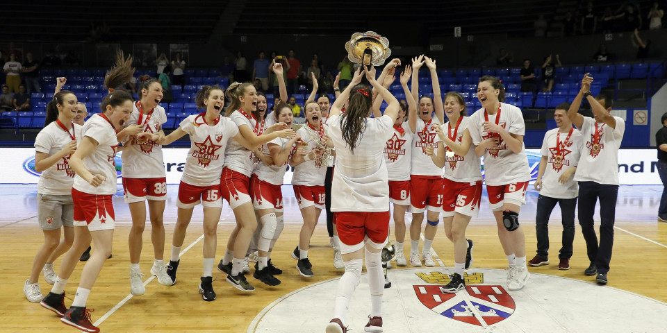 DOMINACIJA! PETA TITULA U NIZU! Košarkašice Crvene zvezde šampionke Srbije!