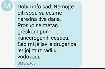 ŠIRILI LAŽI O ZATROVANOJ VODI U BEOGRADU! Uhapšene dve osobe ZBOG IZAZIVANJA PANIKE I NEREDA!