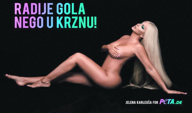 Pop pevačica Jelena Karleuša je uradila set golišavih fotografija u sklopu ...
