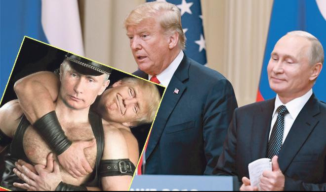 (FOTO) TRAMP SLABIĆ, PUTIN ŠAMPION Američki političari i mediji osuli paljbu po lideru SAD posle samita u Finskoj 