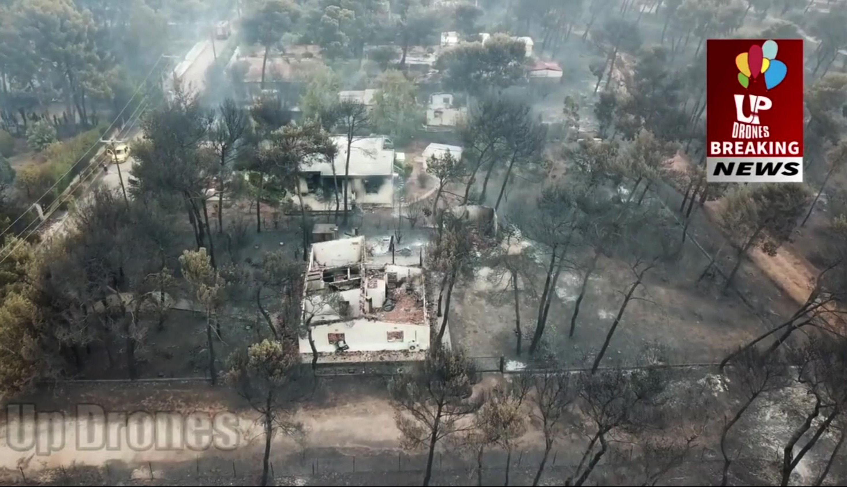 (FOTO) POŽAR U GRČKOJ VIDEO SE IZ SVEMIRA! NASA snimila kako  vatra guta Atiku!