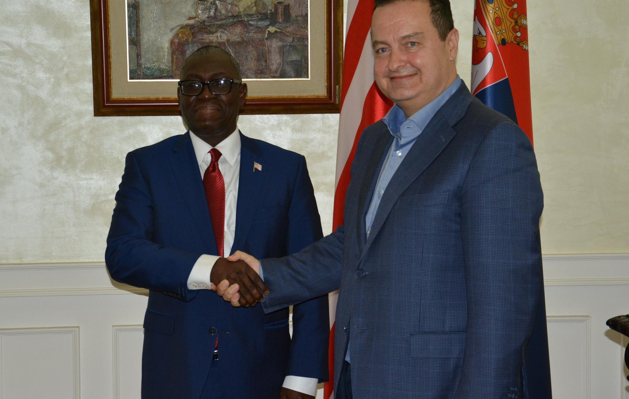 (FOTO) DAČIĆ se sastao sa ministrom unutrašnjih poslova Liberije