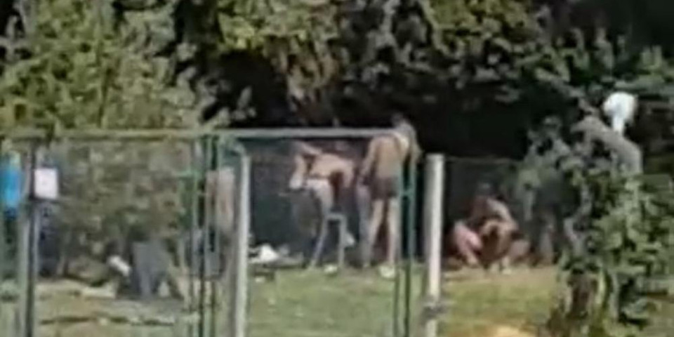 (VIDEO) SKANDAL U LOZNICI, GRAĐANI ZGROŽENI! Migranti na groblju napravili kamp, skidaju se goli i VRŠE NUŽDU PORED SPOMENIKA!