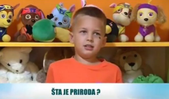 (VIDEO) PRIRODNO JE DA SMO SRBI: Mališan iz Podgorice postao hit na internetu