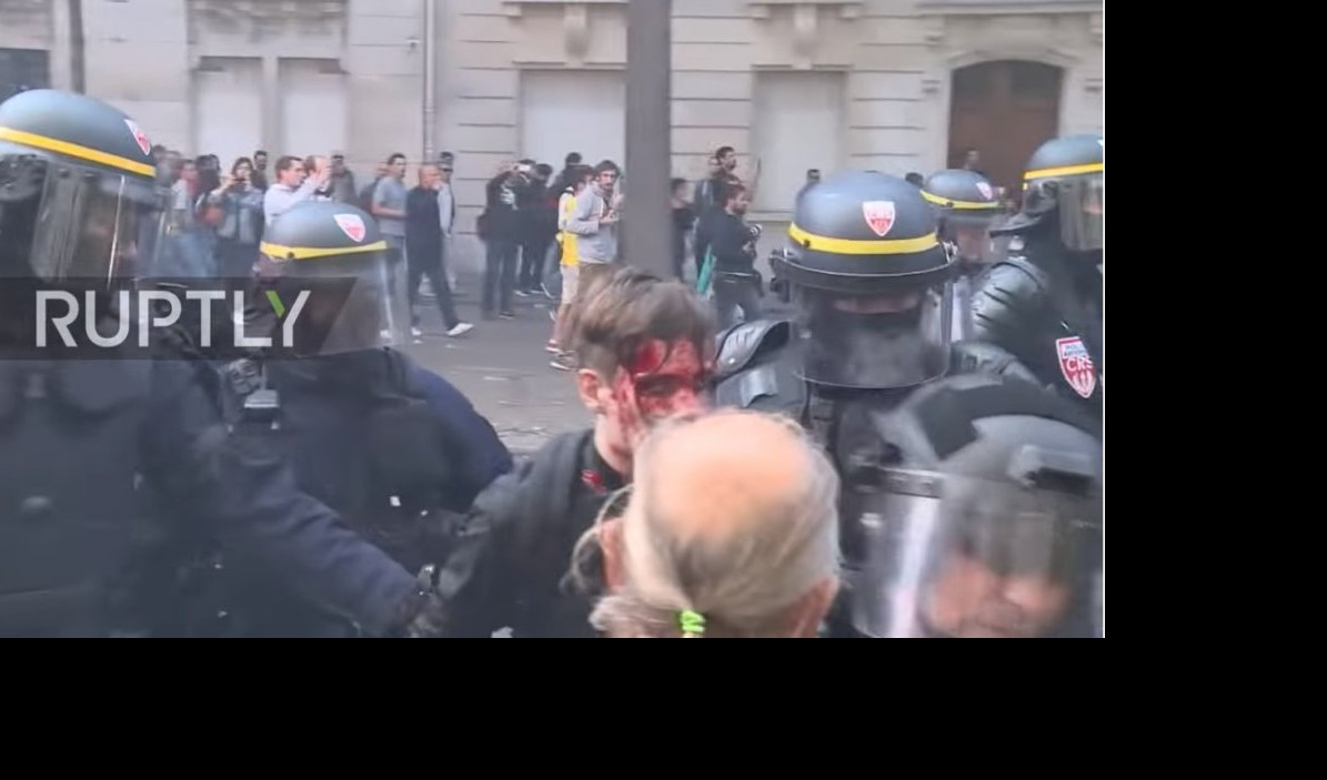 (UZNEMIRUJUĆI VIDEO) KRVAVE GLAVE, SUZAVAC I HAOS NA ULICAMA: Francuska na nogama zbog Makronovih reformi!