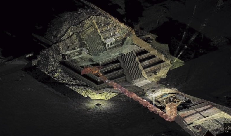 (VIDEO) PRONAĐEN TUNEL koji vodi u ZAGROBNI SVET ispod MESEČEVE PIRAMIDE U MEKSIKU: Senzacionalno otkriće arheologa!